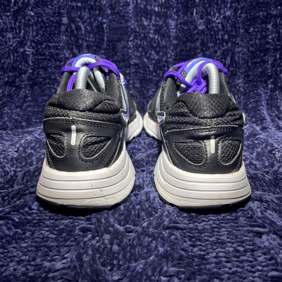 Women's Nike Dart 10 Running Shoe Black/Blue Size 10 580427-003 - Picture 4 of 8